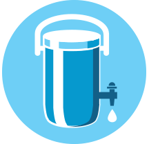 Illustration of water jug